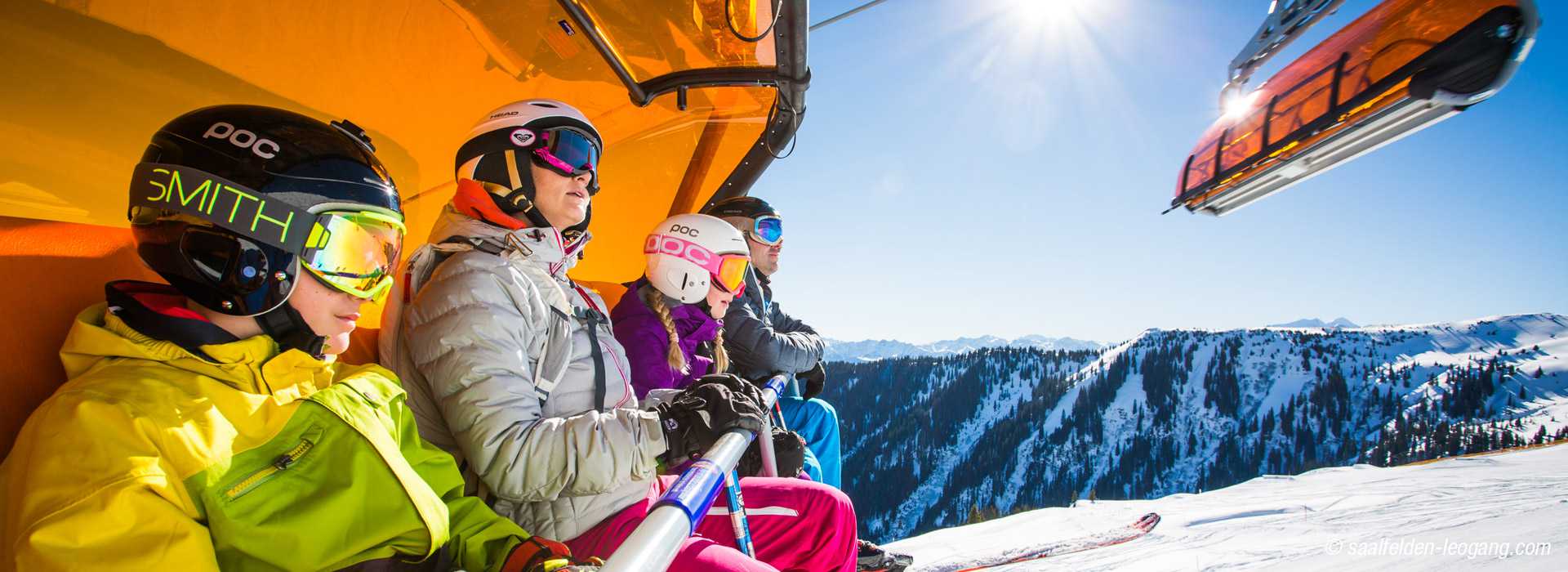 Familien Skiurlaub Leogang Saalbach Hinterglemm